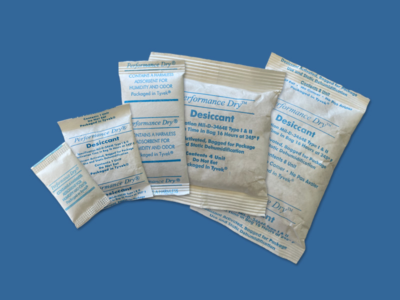 Performance Dry Desiccant Packets