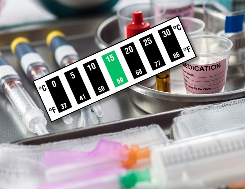 Reversible Temperature Indicating Labels