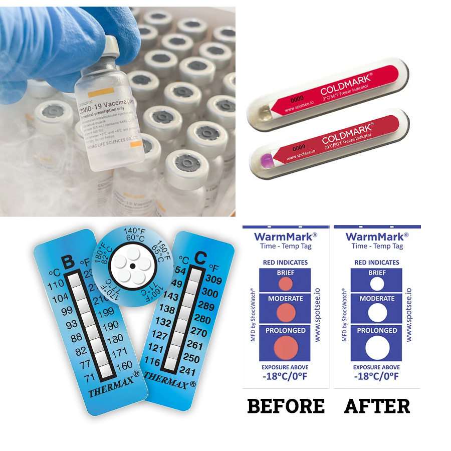 Irreversible Temperature Indicators