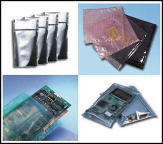standard and custom bags, pouches, films and other moisture barrier and esd products